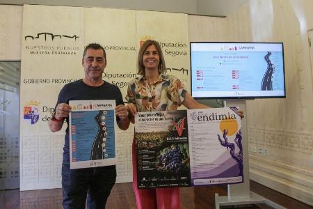 Imagen Valtiendas celebra su XVIII Fiesta de la Vendimia con el vino y los productos de Alimentos de Segovia como protagonistas
